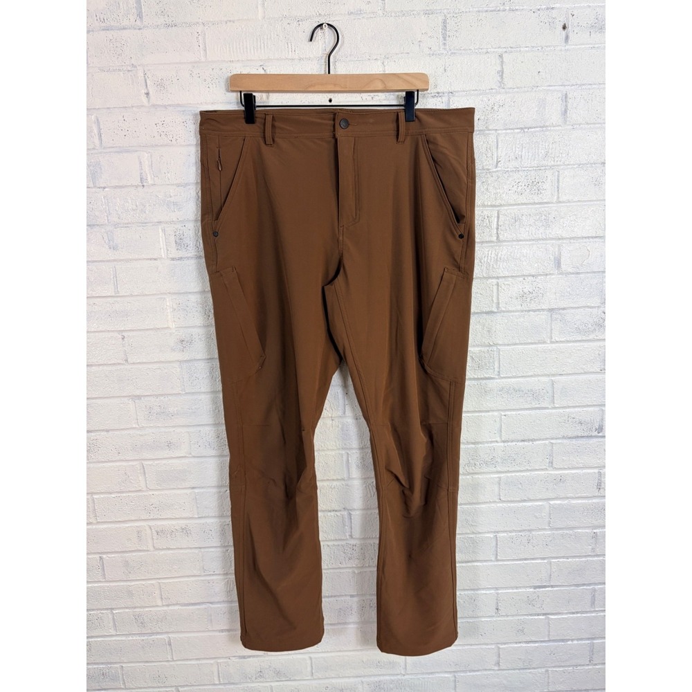 Backcountry Cargo Hiking Pants Mens 38 Brown Stretch Lightweight Outdoor Utility